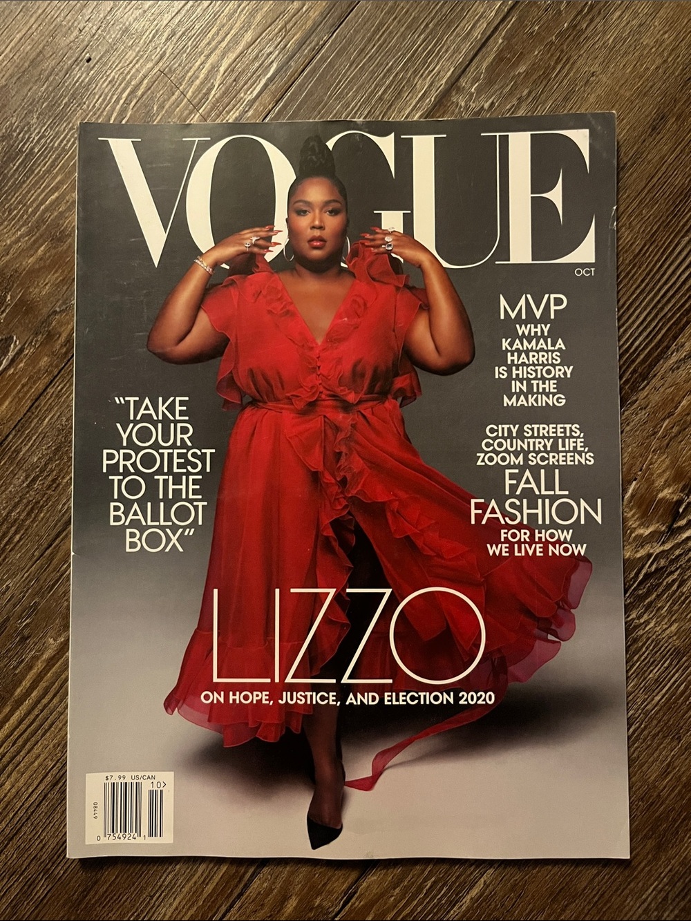 Vogue October 2020 Magazine- Featuring Lizzo